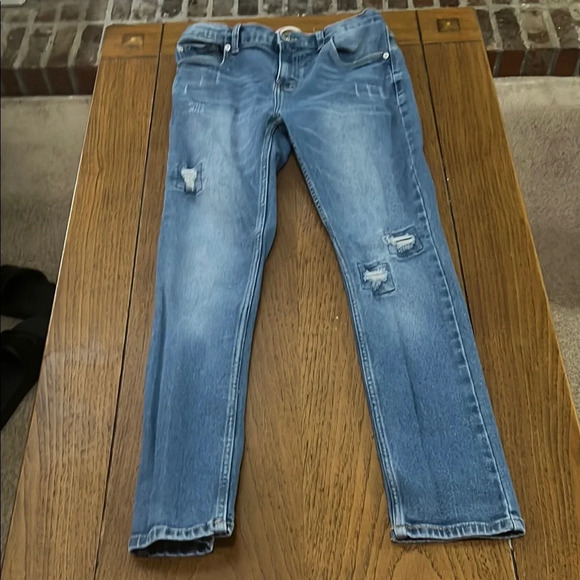 Dark Blue Skinny Jeans with Stretch - Picture 1 of 1